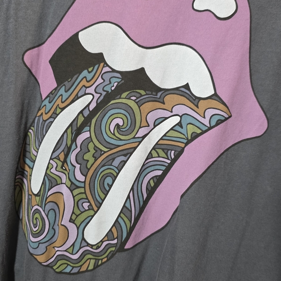 American Eagle Outfitters Rolling Stones Vintage Band Tee Shirt Size L XL - Picture 2 of 5